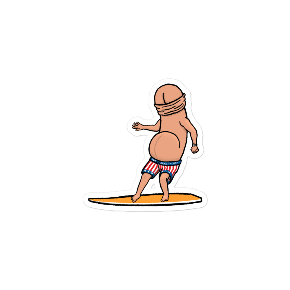 Surf Dick Stickers